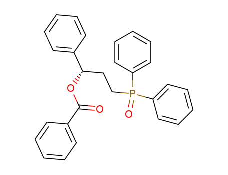 (S)-1-Phenyl-3-diphenylphosphinoylpropan-1-yl benzoate
