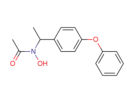Molecular Structure of 115513-99-0 (N-Hydroxy-N-[1-(4-phenoxy-phenyl)-ethyl]-acetamide)