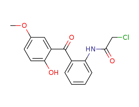 2-chloroacetylamino-2'-hydroxy-5'-methoxybenzophenone
