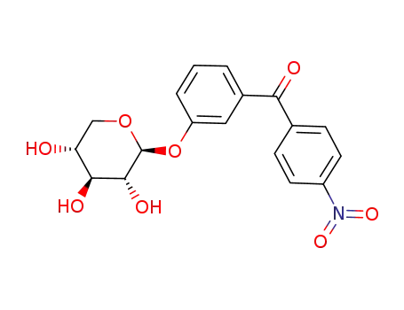 Methanone, (4-nitrophenyl)(3-(beta-D-xylopyranosyloxy)phenyl)-