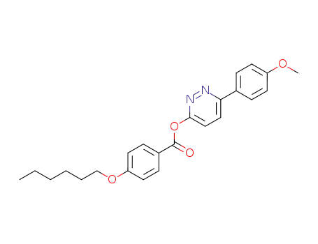 4-Hexyloxy-benzoic acid 6-(4-methoxy-phenyl)-pyridazin-3-yl ester