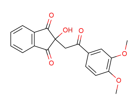 2-[2-(3,4-ジメトキシフェニル)-2-オキソエチル]-2-ヒドロキシ-1H-インデン-1,3(2H)-ジオン