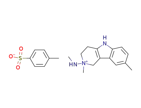 Toluene-4-sulfonate2,8-dimethyl-2-methylamino-2,3,4,5-tetrahydro-1H-pyrido[4,3-b]indol-2-ium;