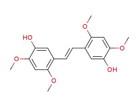 (E)-5,5'-(ethene-1,2-diyl)bis(2,4-dimethoxyphenol)