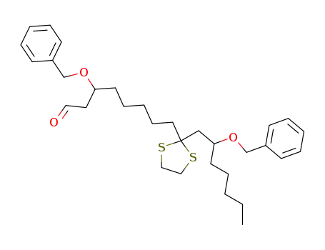 3,11-di(benzyl)oxy-9-oxohexadecanal-9-ethylenedithioacetal