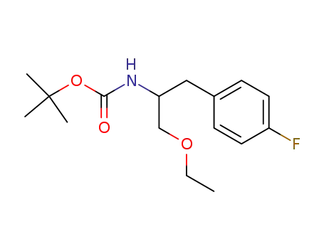[1-Ethoxymethyl-2-(4-fluoro-phenyl)-ethyl]-carbamic acid tert-butyl ester