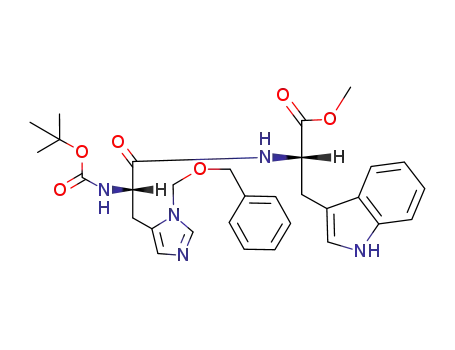 N(α)-t-butoxycarbonyl-N(?)-benzyloxymethyl-L-histidyl-L-tryptophan methyl ester