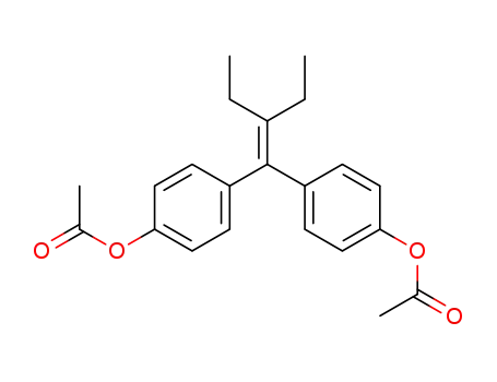 2-Ethyl-1,1-bis-(4-acetoxy-phenyl)-buten-<sup>(1)</sup>