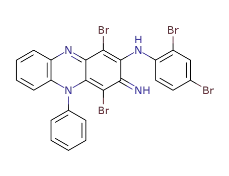 2-Phenazinamine,
1,4-dibromo-N-(2,4-dibromophenyl)-3,5-dihydro-3-imino-5-phenyl-