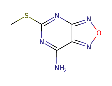 7-amino-5-(methylthio)<1,2,5>oxadiazolo<3,4-d>pyrimidine