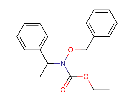 N-Benzyloxy-N-(1-phenyl-ethyl)-carbamidsaeure-ethylester