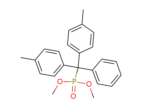 dimethyl <bis(4-methylphenyl)phenylmethyl>phosphonate