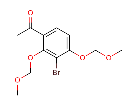 3-bromo-2,4-bis(methoxymethoxy)acetophenone