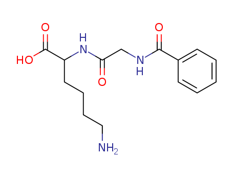 6-amino-2-[(2-benzamidoacetyl)amino]hexanoic Acid