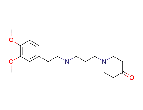 1-(3-{[2-(3,4-Dimethoxy-phenyl)-ethyl]-methyl-amino}-propyl)-piperidin-4-one