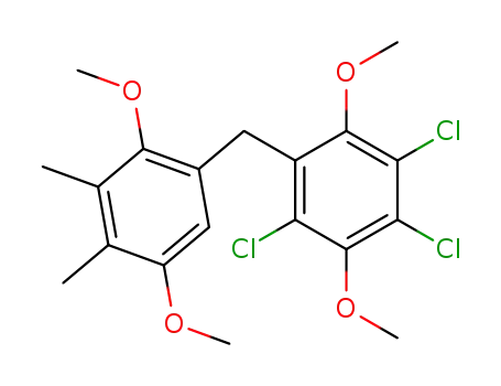 1-(2,4,5-trichloro-3,6-dimethoxybenzyl)-2,5-dimethoxy-3,4-dimethylbenzene