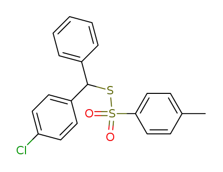 Benzenesulfonothioic acid, 4-methyl-, S-[(4-chlorophenyl)phenylmethyl]
ester