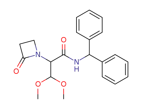 N-Benzhydryl-3,3-dimethoxy-2-(2-oxo-azetidin-1-yl)-propionamide