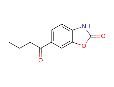 2(3H)-Benzoxazolone, 6-(1-oxobutyl)-