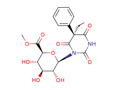 (5S)-5-ethyl-1-(methyl β-D-glucopyranosyluronate)-5-phenyl-2,4,6-(1H,3H,5H)-pyrimidinetrione