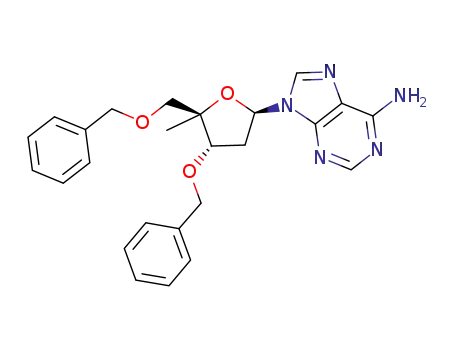 3',5'-di-O-benzyl-2'-deoxy-4'-C-methyladenosine