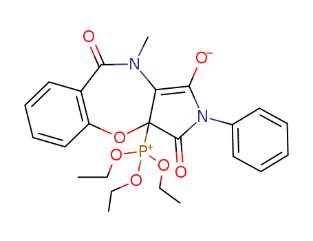 2-PHENYL-10-METHYL-3A-TRIETHOXYPHOSPHONIO-1H-2,3,9,10-TETRAHYDROPYRROLO[3,4-B][1,4]BENZOXAZEPINE-1,3,9-TRIONE