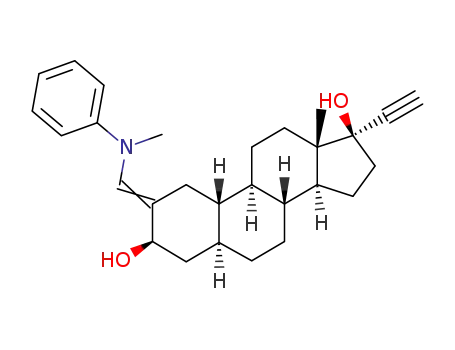 17α-Aethinyl-2-<N-methyl-anilinomethylen>-19-nor-androstandiol-(3β,17β)