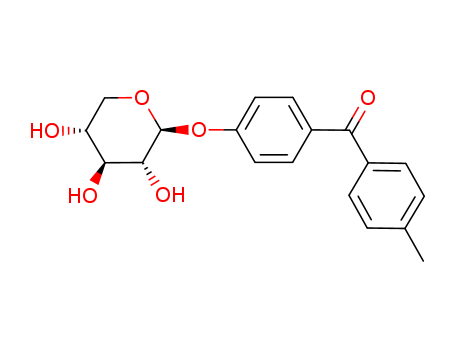 (4-METHYLPHENYL)(4-(SS-D-XYLOPYRANOSYLOXY)PHENYL)METHANONE HYDRATE