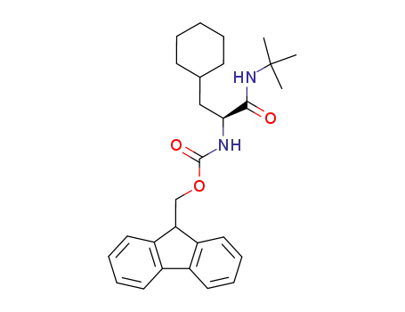 ((S)-1-tert-Butylcarbamoyl-2-cyclohexyl-ethyl)-carbamic acid 9H-fluoren-9-ylmethyl ester