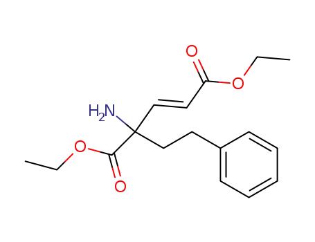 diethyl (E)-2-(2-phenylethyl)-3,4-dehydroglutamate