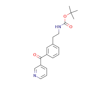 3-(2-((tert-butoxycarbonyl)amino)ethyl)phenyl 3-pyridyl ketone