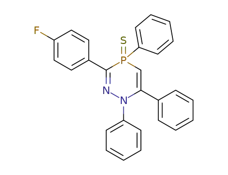 1,4-dihydro-4-thioxo-1,4,6-triphenyl-3-p-fluorophenyl-1,2,4-diazaphosphorine