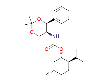 ((4S,5S)-2,2-Dimethyl-4-phenyl-[1,3]dioxan-5-yl)-carbamic acid (1S,2R,5S)-2-isopropyl-5-methyl-cyclohexyl ester