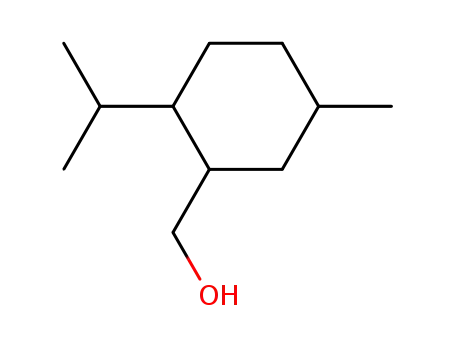 Molecular Structure of 704-44-9 (Cyclohexanemethanol, 5-methyl-2-(1-methylethyl)-)