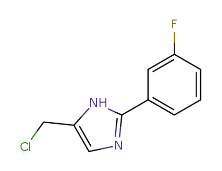 5-Chloromethyl-2-(3-fluoro-phenyl)-1H-imidazole