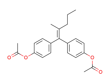 2-Methyl-1,1-bis-(4-acetoxy-phenyl)-penten-<sup>(1)</sup>