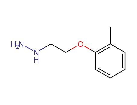 Molecular Structure of 46055-16-7 (2-(2-METHYLPHENOXY)ETHYL]HYDRAZINE HYDROCHLORIDE)