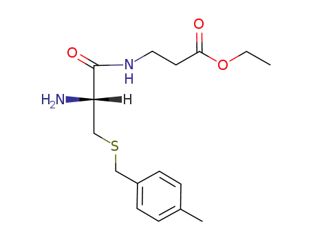 3-[(R)-2-Amino-3-(4-methyl-benzylsulfanyl)-propionylamino]-propionic acid ethyl ester