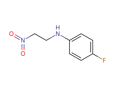 Molecular Structure of 83600-17-3 ((4-Fluoro-phenyl)-(2-nitro-ethyl)-amine)