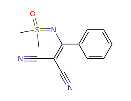 <α-<(Dimethyloxo-λ<sup>6</sup>-sulfanyliden)amino>benzyliden>malononitril
