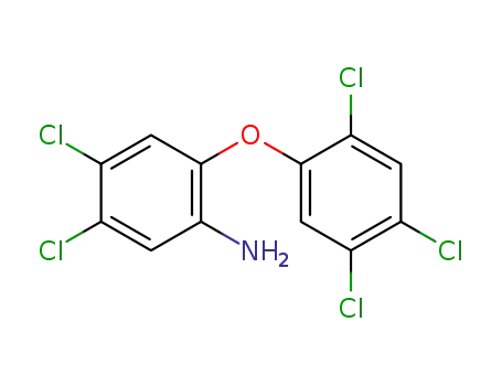 Molecular Structure of 58802-25-8 (4,5-Dichloro-2-(2,4,5-trichlorophenoxy)aniline)