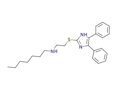 2-<(4,5-diphenyl-1H-imidazol-2-yl)thio>-N-heptyl-1-ethylamine