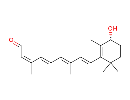 (+)-(R)-13-cis-4-hydroxyretinal
