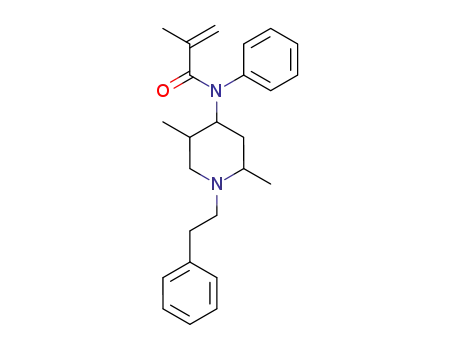 N-(2,5-Dimethyl-1-(2-phenylethyl)-4-piperidinyl)-2-methyl-N-phenyl-2-propenamide