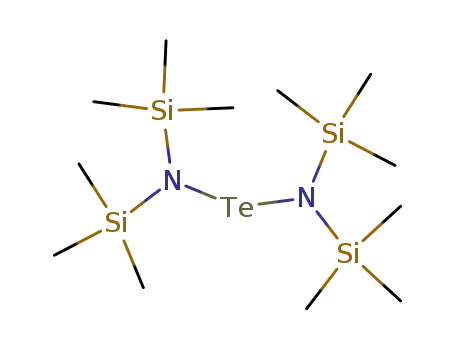 Molecular Structure of 130497-87-9 (Silanamine, N,N'-tellurobis[1,1,1-trimethyl-N-(trimethylsilyl)-)