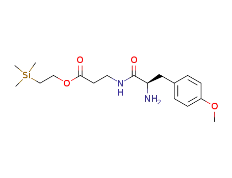 3-[(R)-2-Amino-3-(4-methoxy-phenyl)-propionylamino]-propionic acid 2-trimethylsilanyl-ethyl ester