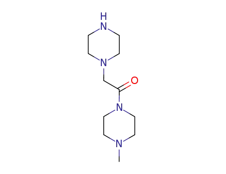 Molecular Structure of 94012-35-8 (1-methyl-4-(piperazin-1-ylacetyl)piperazine)