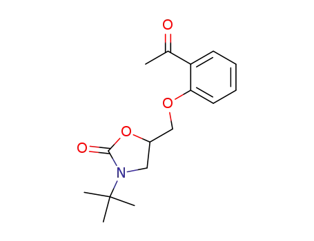 5-(2-Acetylphenoxymethyl)-3-tert-butyloxazolidin-2-one