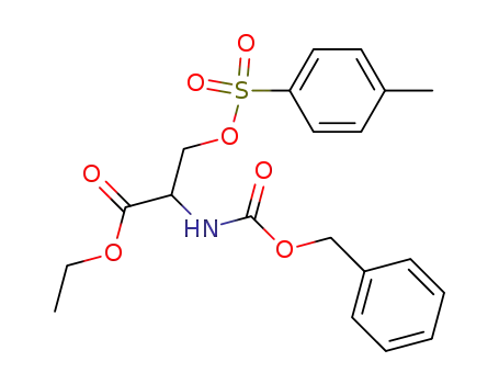Molecular Structure of 120824-80-8 (ethyl N-[(benzyloxy)carbonyl]-O-[(4-methylphenyl)sulfonyl]-L-serinate)