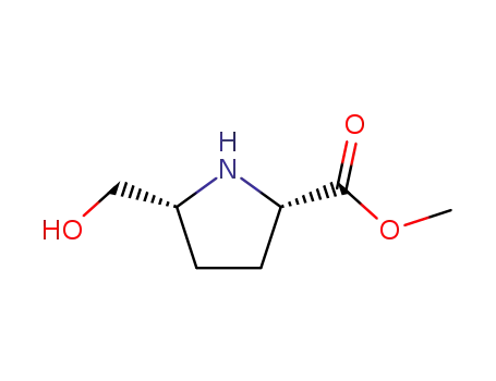 Molecular Structure of 171367-33-2 (L-Proline, 5-(hydroxymethyl)-, methyl ester, cis- (9CI))